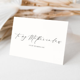 Tarjeta Ellesmere A Mi Día De Matrimonio De Madre En Derec