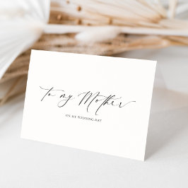 Tarjeta Ellesmere A Mi Día De Matrimonio Materno