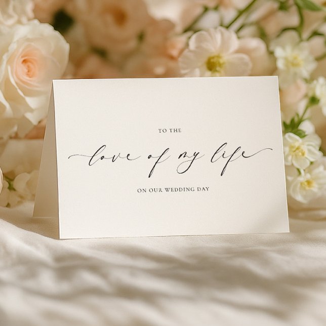 Tarjeta Ellesmere Al Amor De Mi Vida Día De La Boda (Subido por el creador)