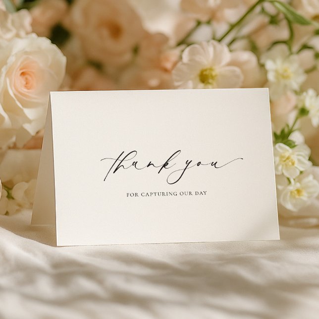 Tarjeta Ellesmere Gracias Día de la boda (Subido por el creador)