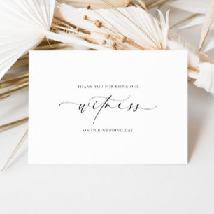 Tarjeta Ellesmere Gracias Por Ser Nuestro Boda De Testigos