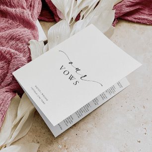 Tarjeta Ellesmere Our Vows Boda Card