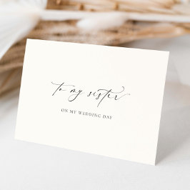 Tarjeta Ellesmere Para El Día De La Boda De Mi Hermana