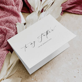 Tarjeta Ellesmere Para El Día De La Boda De Mi Padre