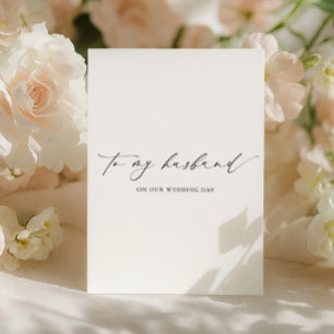 Tarjeta Ellesmere Para Mi Día De La Boda De Mi Esposo