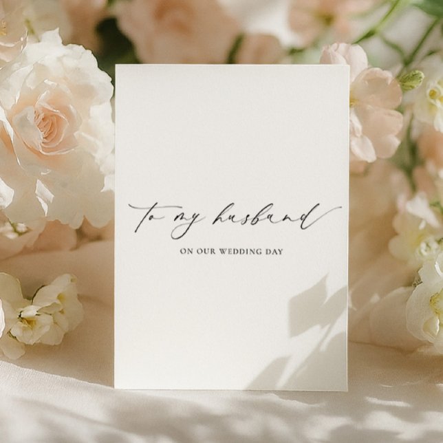 Tarjeta Ellesmere Para Mi Día De La Boda De Mi Esposo (Subido por el creador)