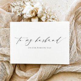 Tarjeta Ellesmere Para Mi Día De La Boda De Mi Esposo