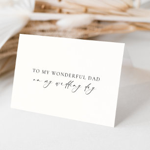 Tarjeta Ellesmere Para Mi Maravilloso Día De La Boda De Pa