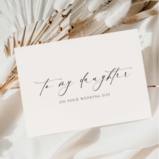 Tarjeta Ellesmere To My Daughter Wedding Day (Subido por el creador)
