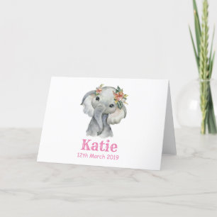 Tarjeta Ellie Birth Card