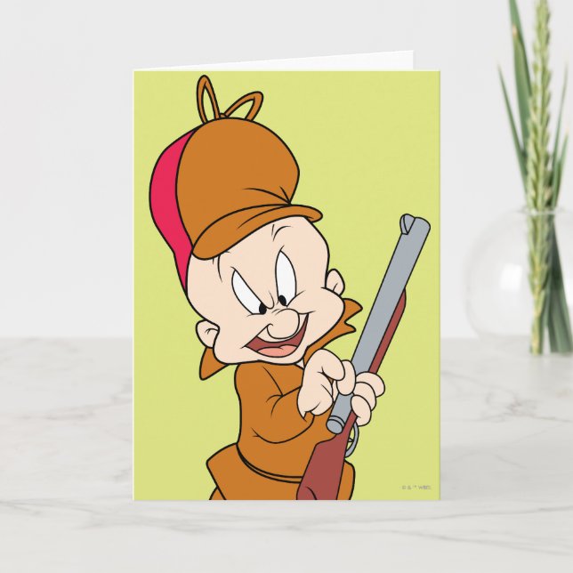 Tarjeta ELMER FUDD™ listo para cazar (Anverso)