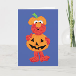 Tarjeta Elmo  Cortada como calabaza