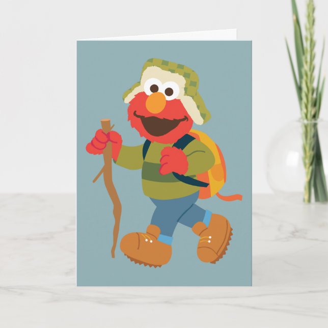 Tarjeta Elmo Woodland Hike (Anverso)