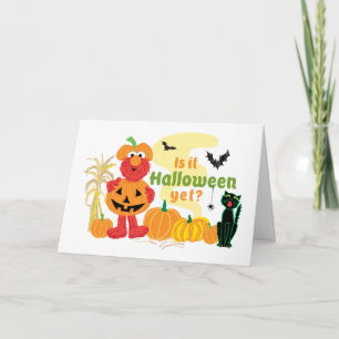Tarjeta Elmo   ¿Ya es Halloween?