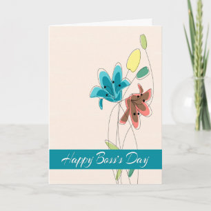 Tarjeta Elocuentes Ilustraciones de flores para feliz Día