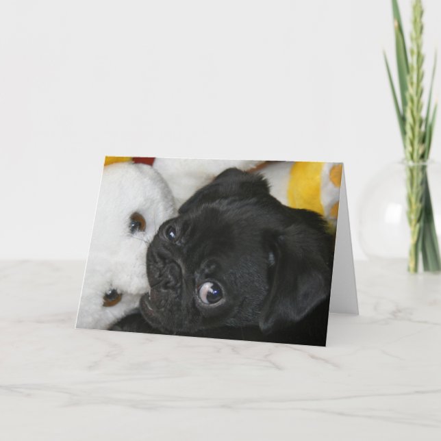 Tarjeta Elsa y peluche (Anverso)