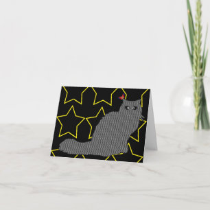 Tarjeta Elvis el gato/Live Love Laugh