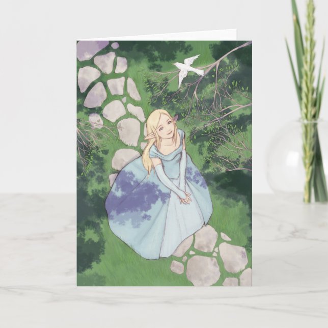 Tarjeta Elvish Greeting (Anverso)