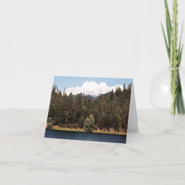 Tarjeta Embalse de ala en primavera...... (Anverso)