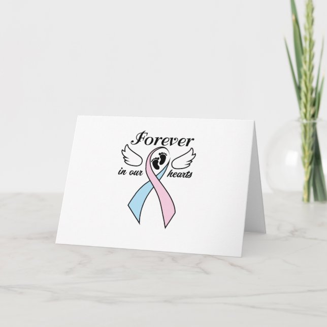 Tarjeta Embarazo Conciencia De La Pérdida Infantil Para Si (Anverso)