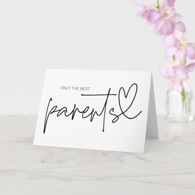 Tarjeta Embarazo El bebé revela que los padres y abuelos d (Orquídea)