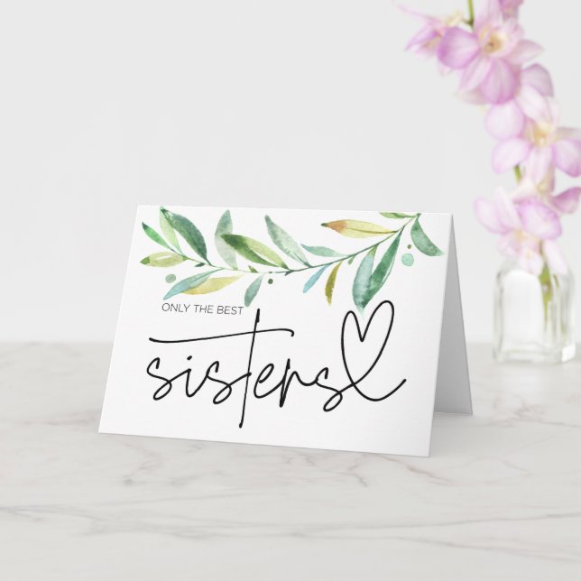 Tarjeta Embarazo revela a la hermana tía de estar embaraza (Orquídea)