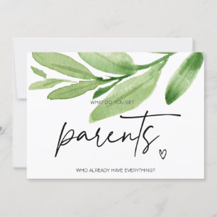 Tarjeta Embarazo Revela Sorpresa De Los Padres Esperando E