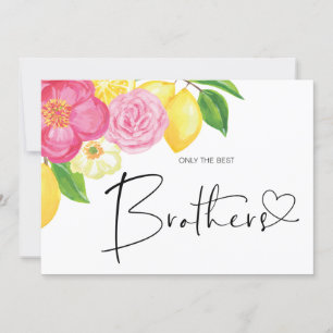 Tarjeta Embarazo Revelar Hermano Nuevo Tío Bebé