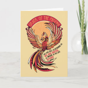 Tarjeta Emblema Cruzado de la Orden del Fénix