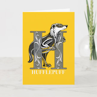Tarjeta Emblema cruzado HUFFLEPUFF™