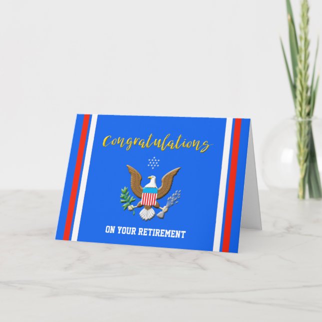 Tarjeta Emblema de Defensa de Jubilación de la Guardia Cos (Anverso)