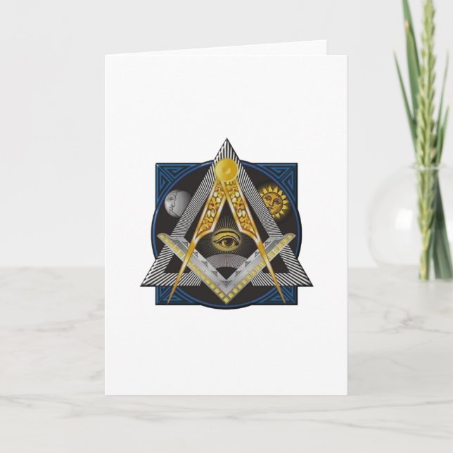 Tarjeta Emblema del Freemasonry (Anverso)