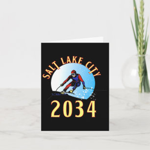 Tarjeta Emocionado por 2034 por salt lake city utah