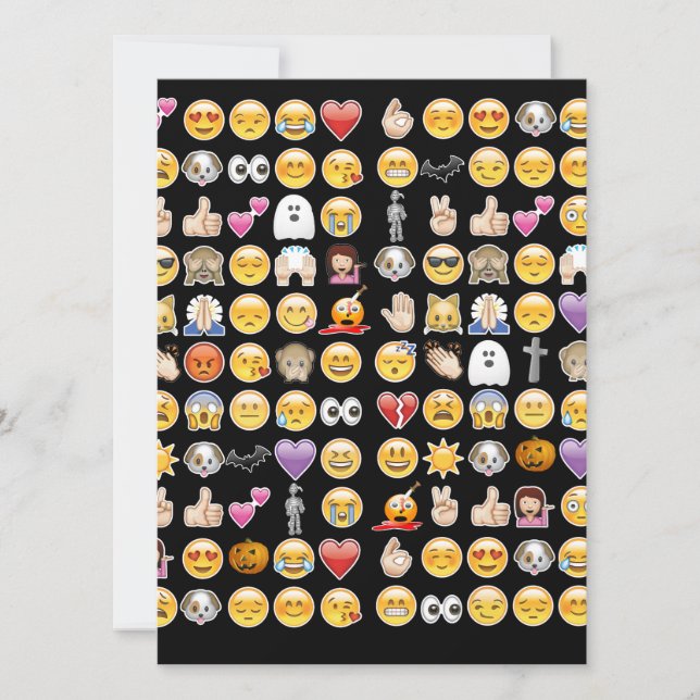 Tarjeta emoji de halloween (Anverso)