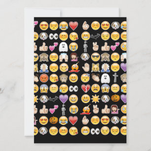 Tarjeta emoji de halloween