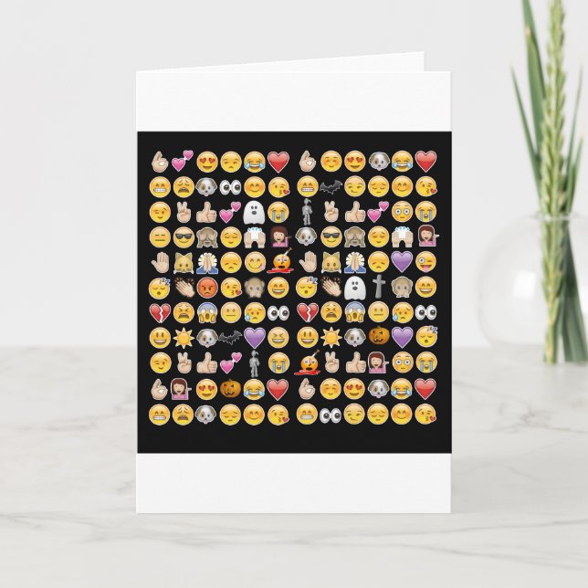 Tarjeta emoji de halloween (Anverso)