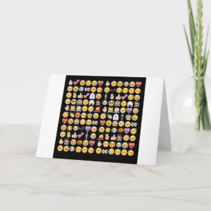Tarjeta emoji de halloween