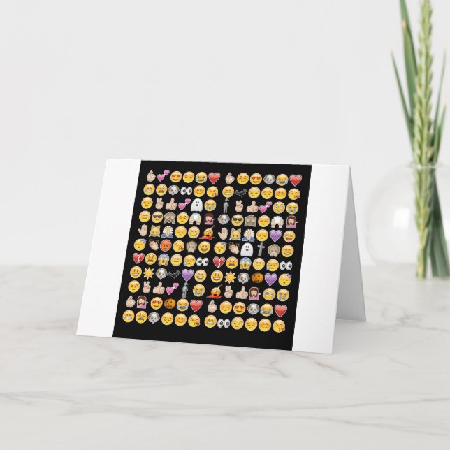 Tarjeta emoji de halloween (Anverso)