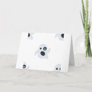 Tarjeta emoji fantasma