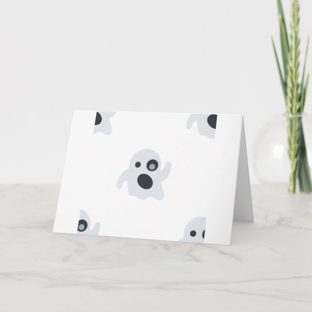 Tarjeta emoji fantasma (Anverso)