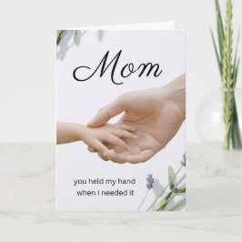 Tarjeta Emotional Mother Appreciation Card lavendar