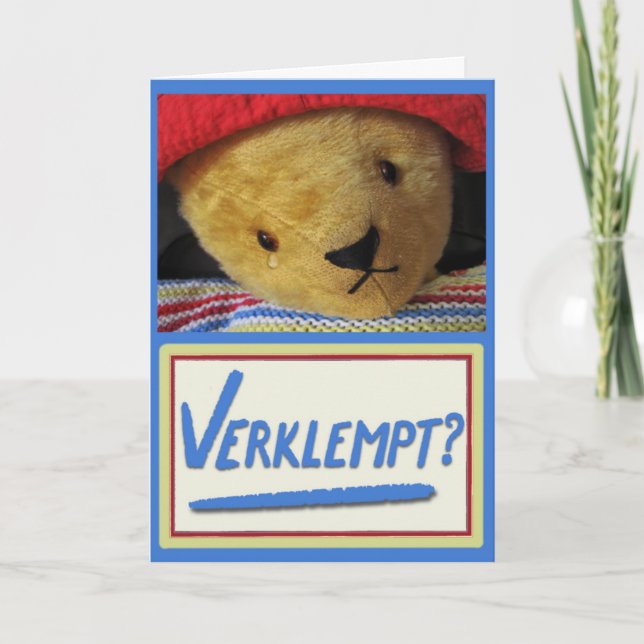 Tarjeta Emotional Teddy (Anverso)