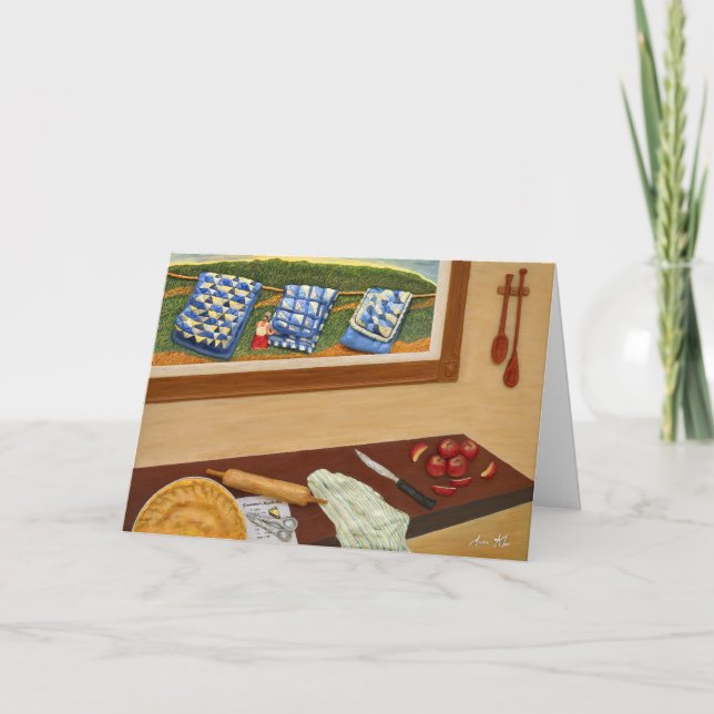Tarjeta Empanada de Apple de la abuela (Anverso)