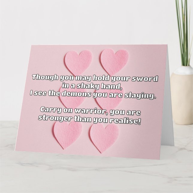 Tarjeta Empath Warrior Positive Citation Animation (Anverso)