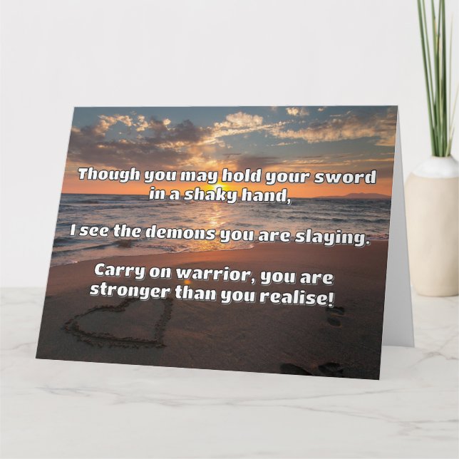 Tarjeta Empath Warrior Positive Citation Animation (Anverso)