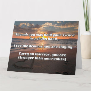 Tarjeta Empath Warrior Positive Citation Animation