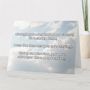 Tarjeta Empath Warrior Positive Citation Animation