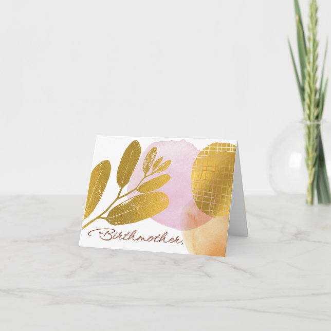 Tarjeta Empathy Birthmother's Day Card  (Anverso)
