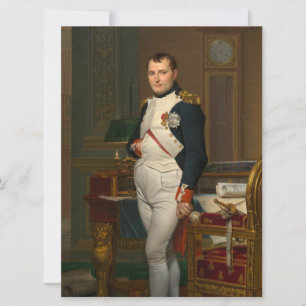 Tarjeta Emperador Napoleón Bonaparte en las Tullerías
