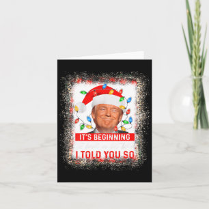 Tarjeta Empezando a parecerse mucho a lo que te dije Trump